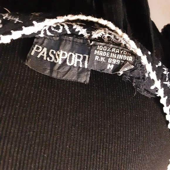 Black Embroidered Top - Picture 4 of 4